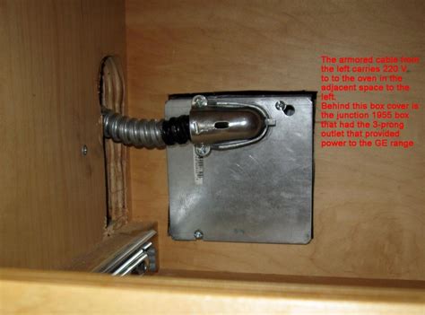 how much move electrical box behind oven|wall oven junction box wiring.